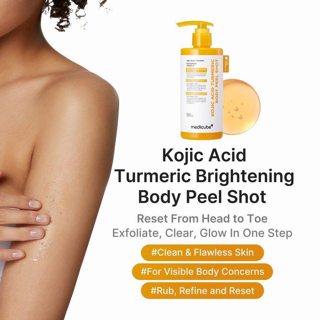 Kojic Acid Turmeric Body Peel Shot - Daily Beauty Care