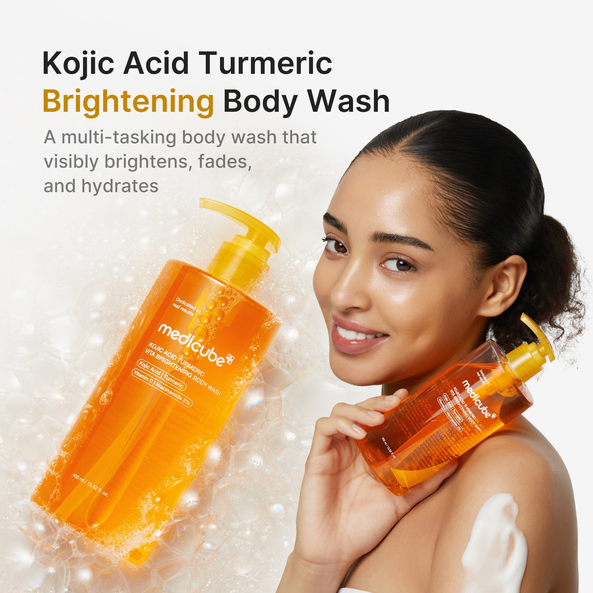 Kojic Acid Turmeric Brightening Body Wash - Easy Daily Care