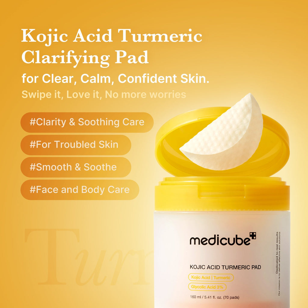 Kojic Acid Tumeric Toner Pad - Fresh Face Daily