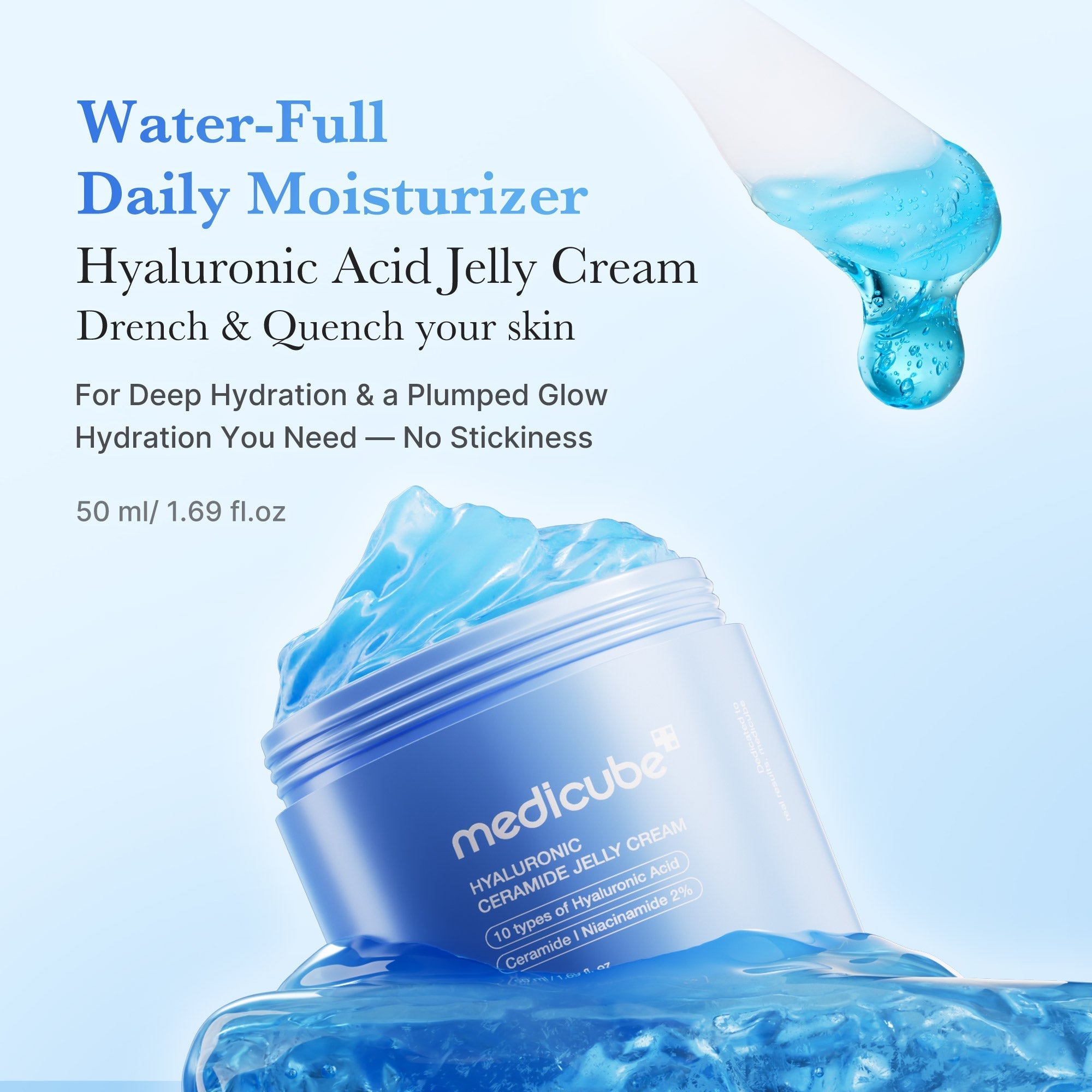 Hyaluronic Ceramide Moisturizing Jelly Cream - Daily Skin Moment