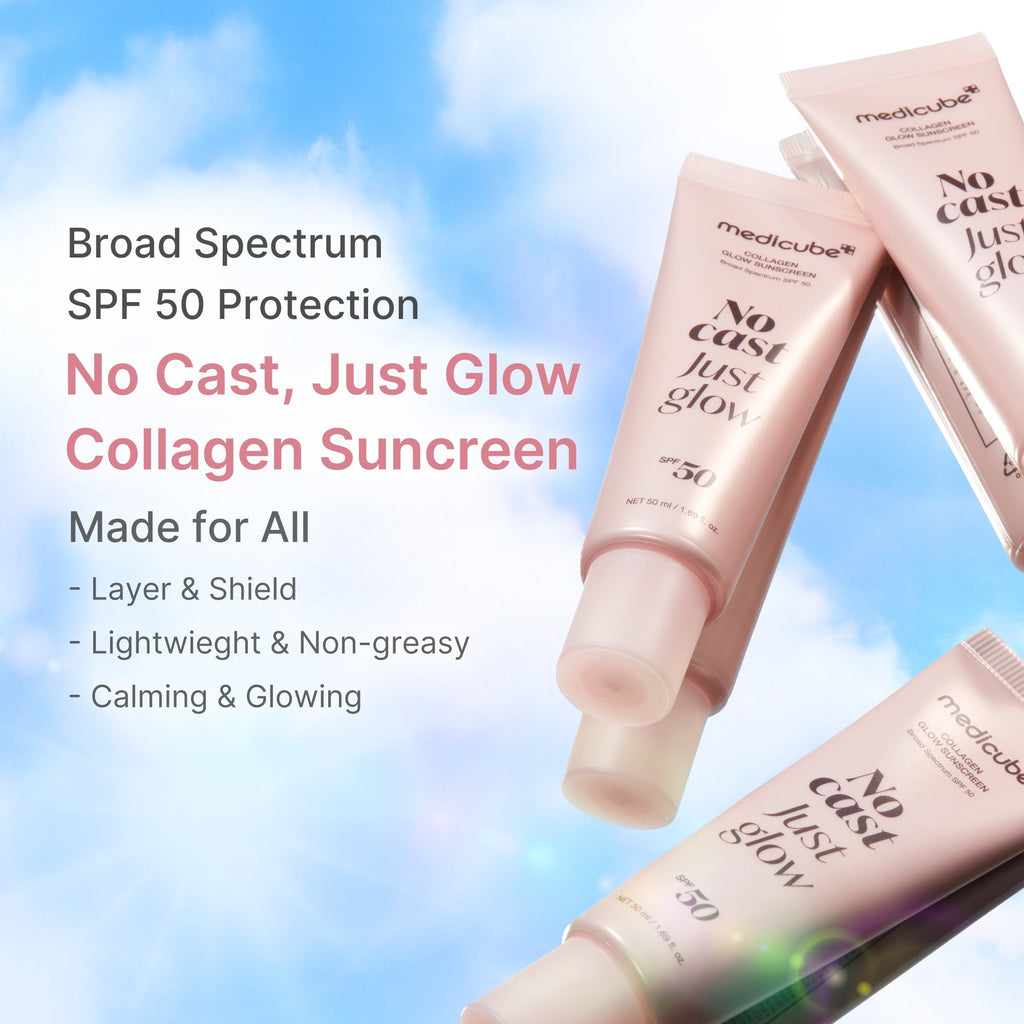 No Cast Just Glow Collagen Sunscreen - Ready for Daily Glow