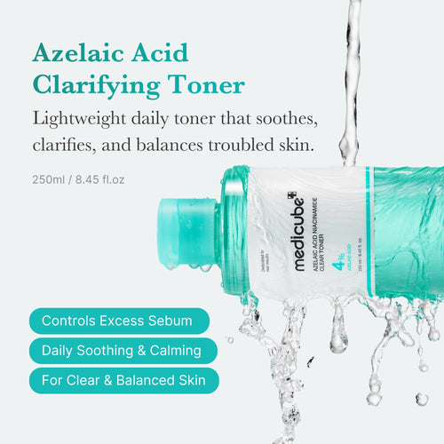 Azelaic Acid Niacinamide Clarifying Toner - Skincare Made Simple