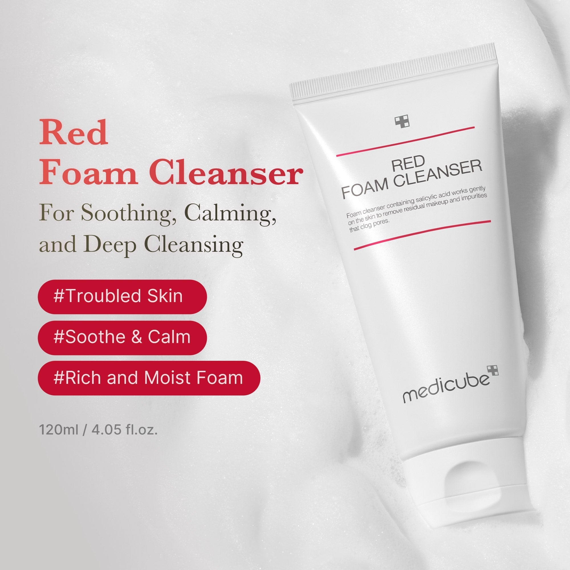Red Foam Cleanser - Skincare Essential