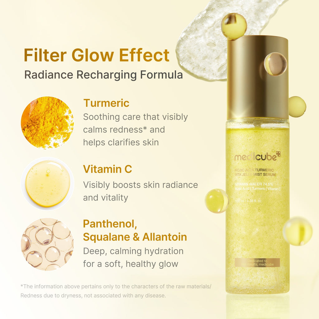 Kojic Acid Turmeric Vitamin Gold Jelly Mist Serum - Better Daily Care