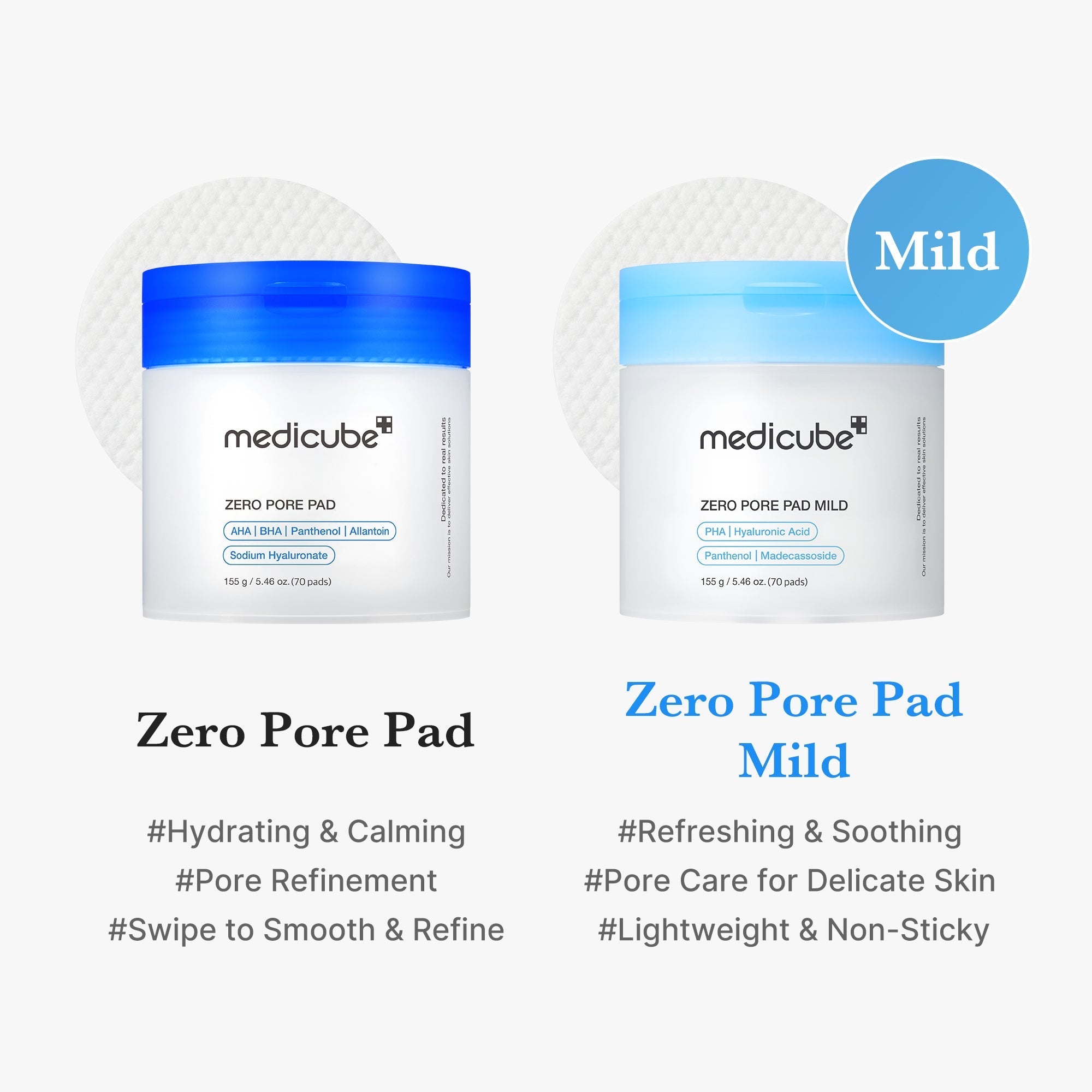Zero Pore Madecassoside Pads (Mild) - Your Daily Glow