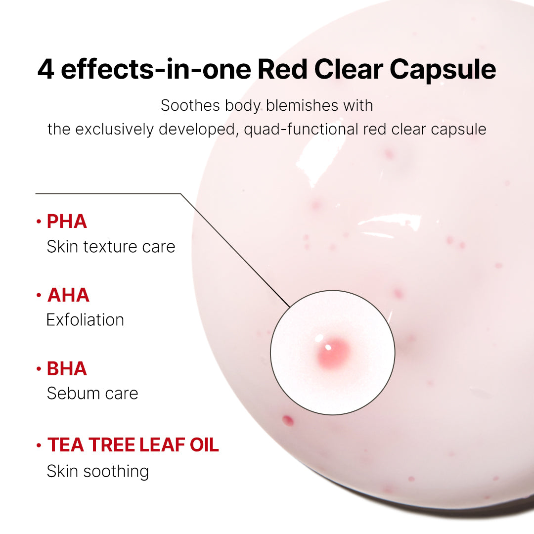 Red Clear Capsule Body Lotion - Fresh Routine Essential