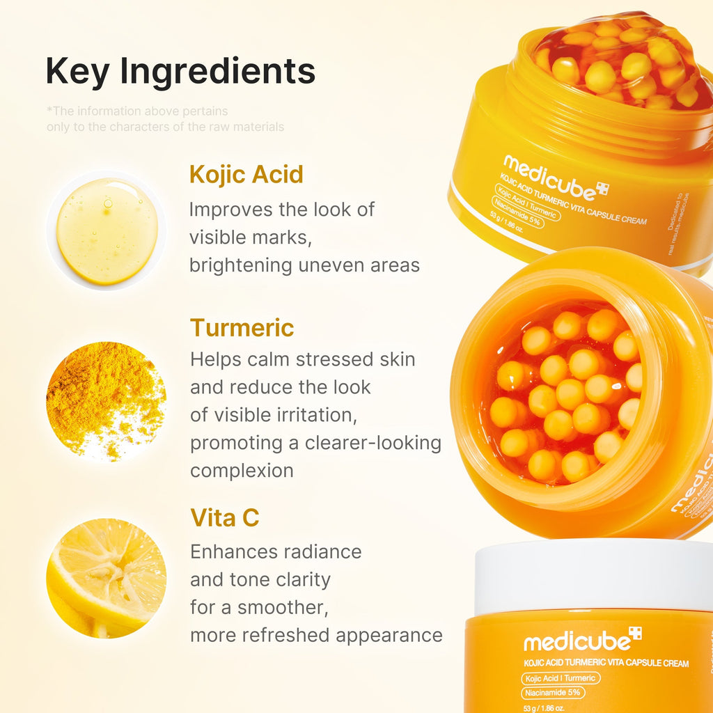 Kojic Acid Turmeric Vita Capsule Cream - Hydration Favorites