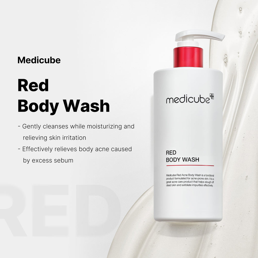 Red Body Wash - K-Beauty Essential