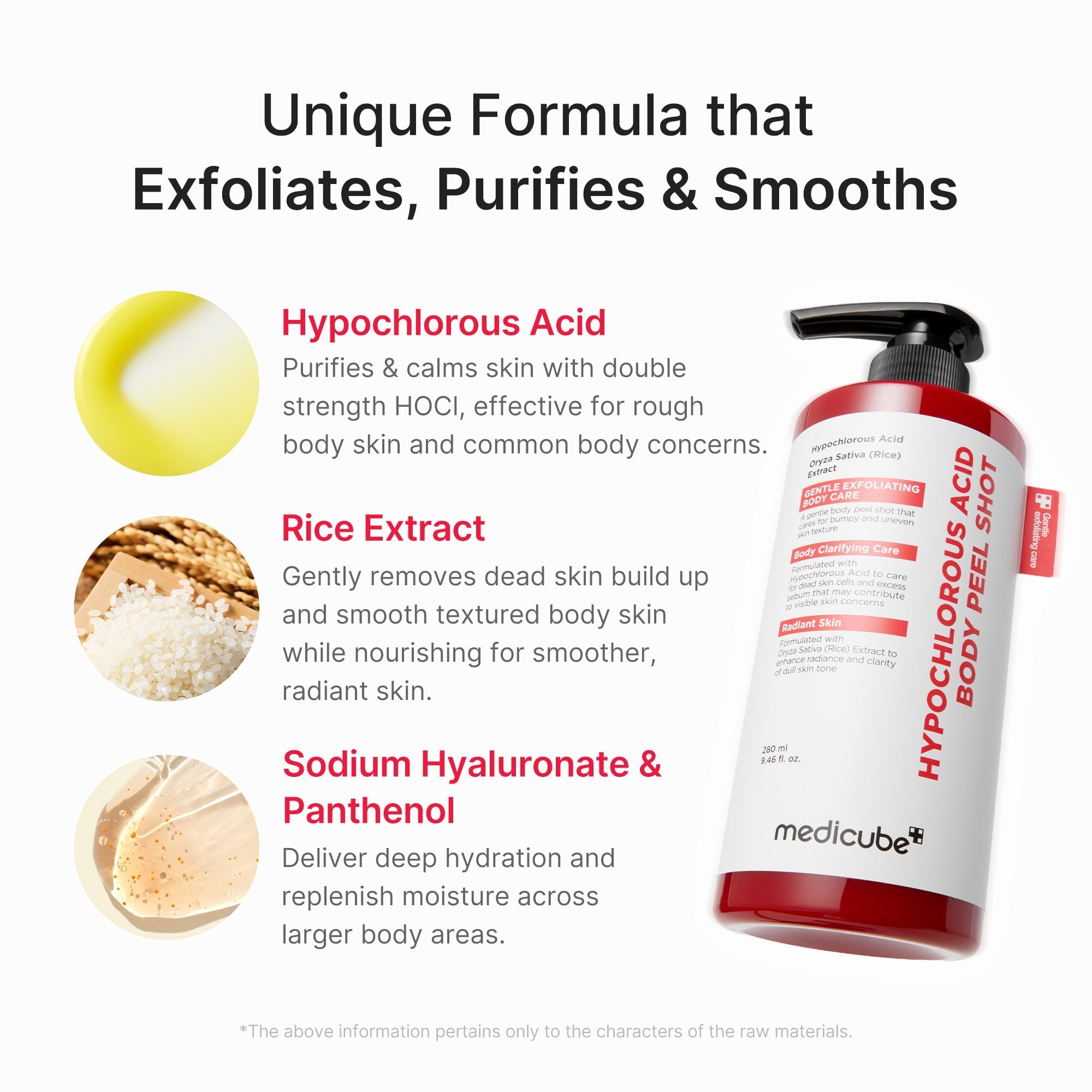 Hypochlorous Acid Rice Body Peel Shot - Daily Face Routine
