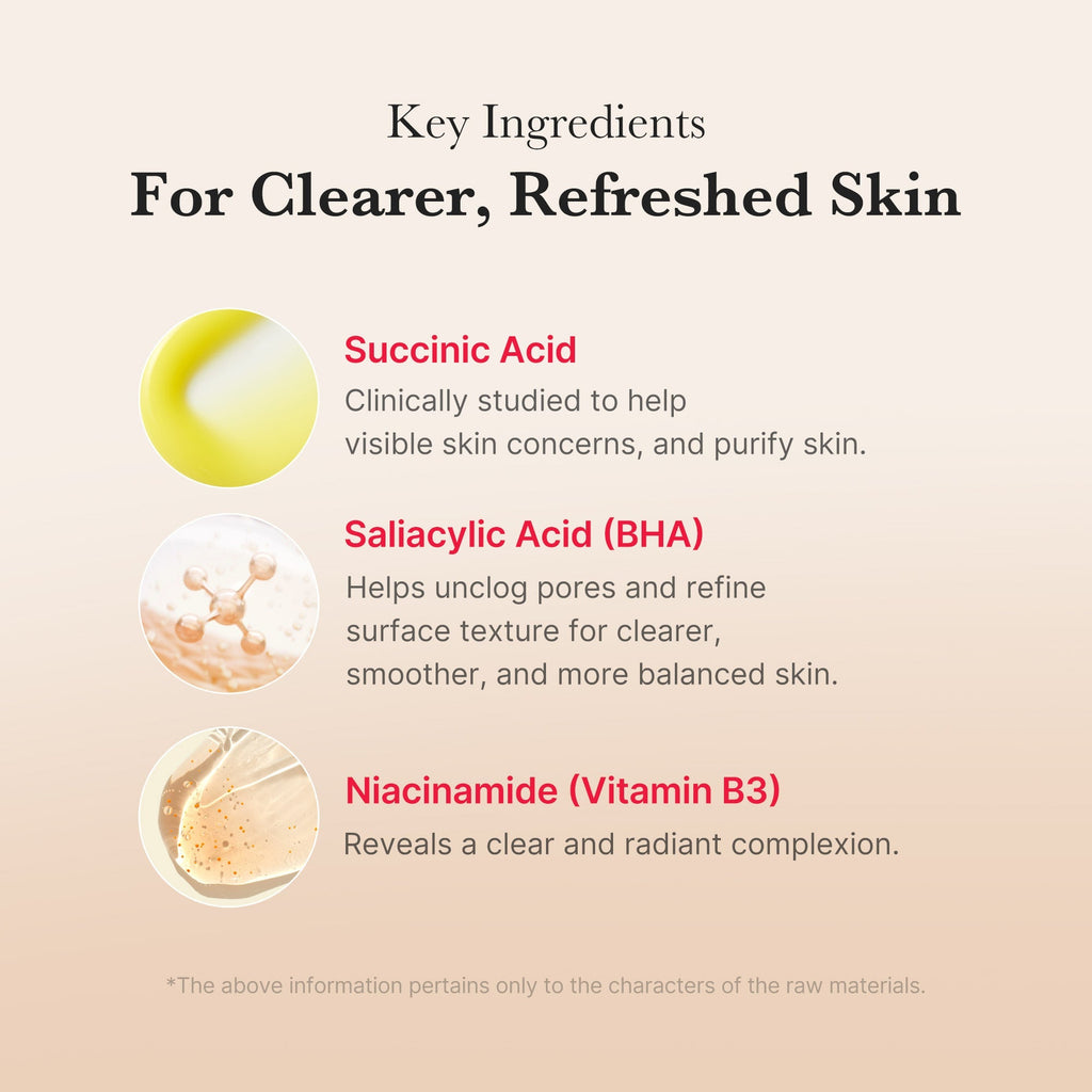 Red Succinic Acid Panthenol Pads - Your K-Beauty Pick