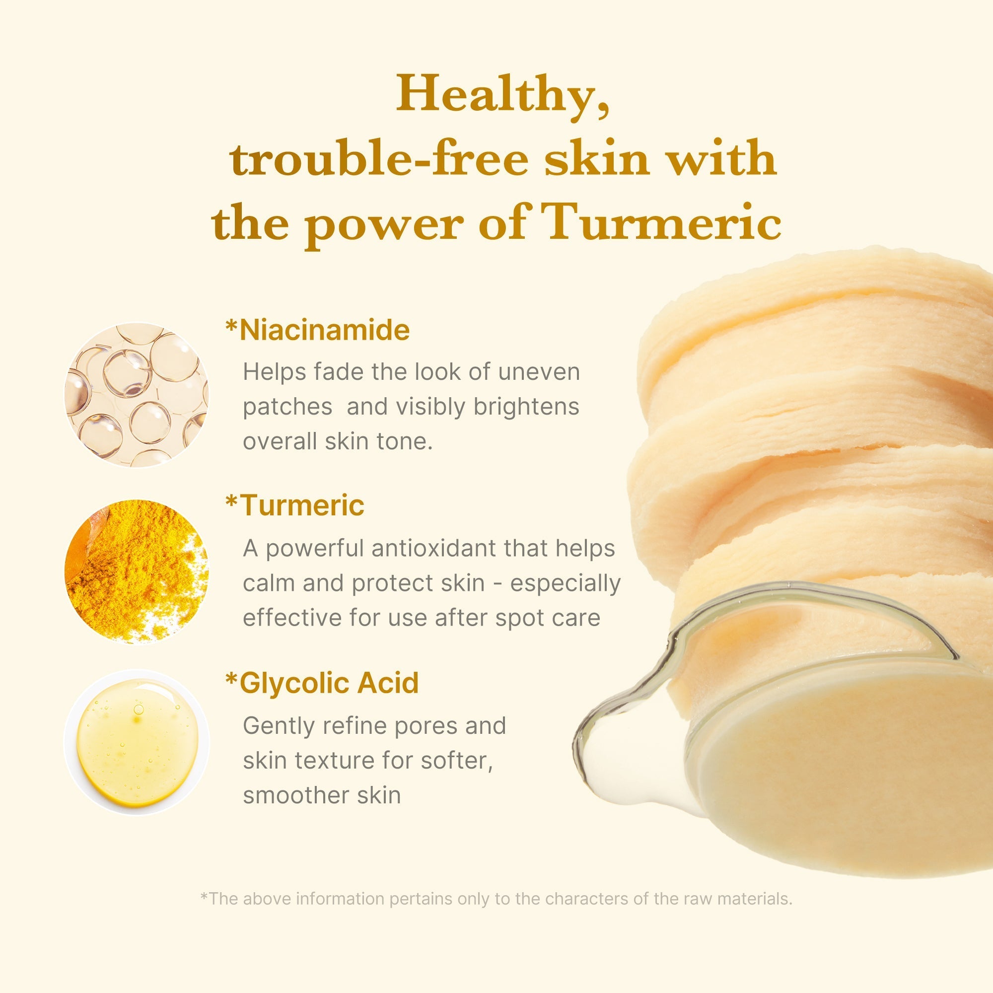 Kojic Acid Tumeric Toner Pad - Fresh Face Daily