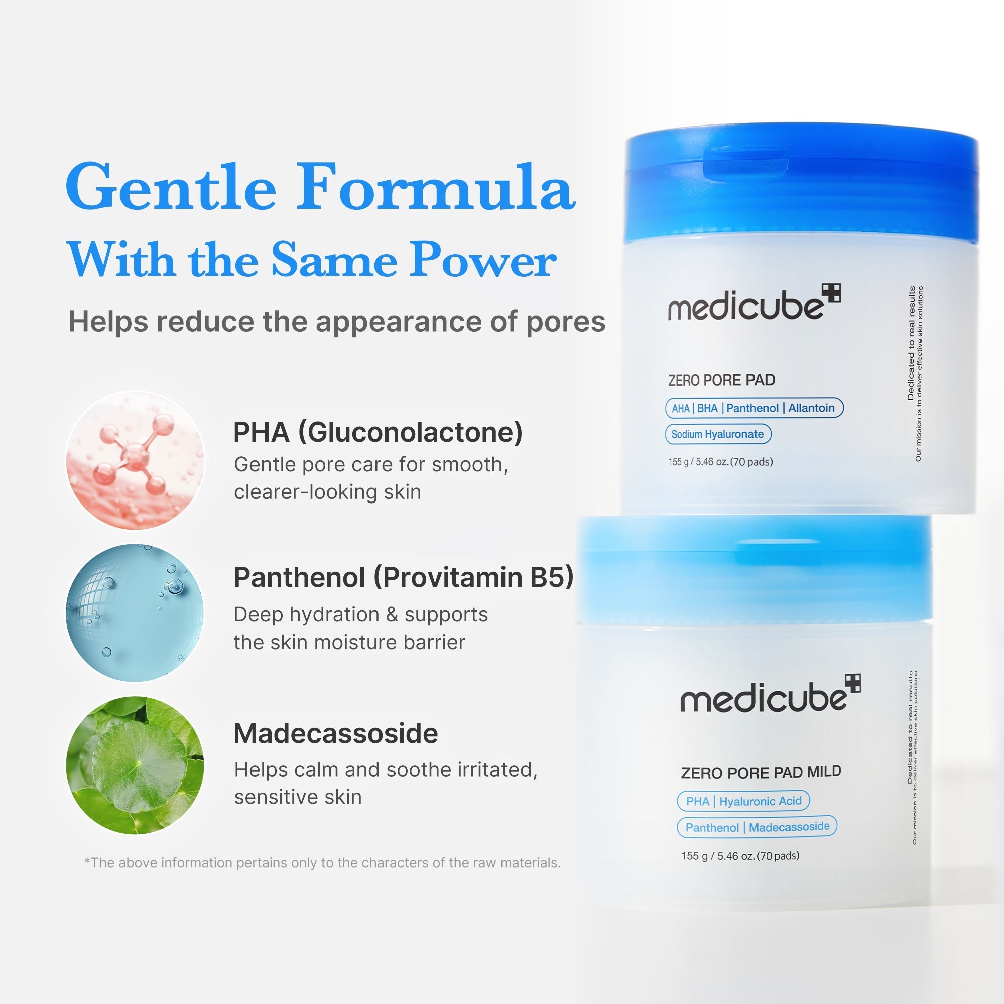 Zero Pore Madecassoside Pads (Mild) - Your Daily Glow
