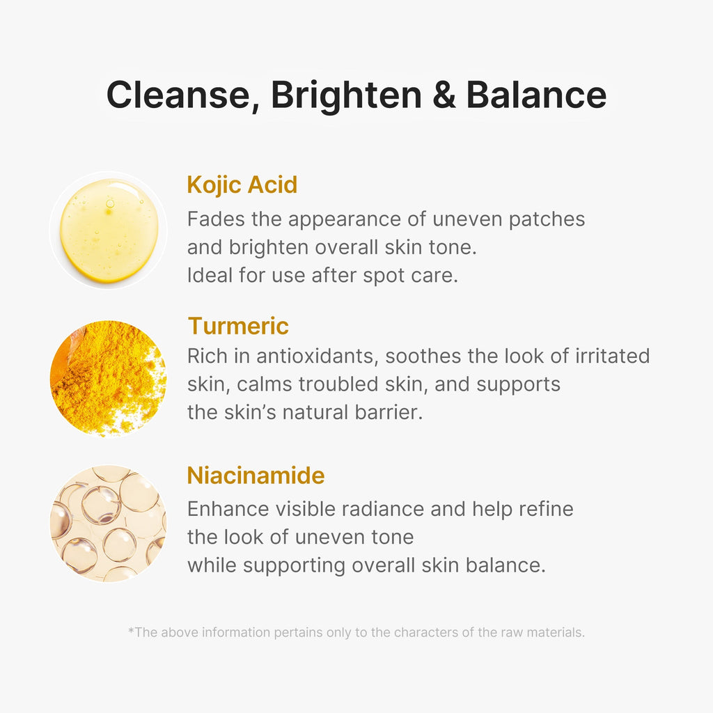 Kojic Acid Turmeric Vita Capsule Foam Cleanser - Smooth Skin Feel