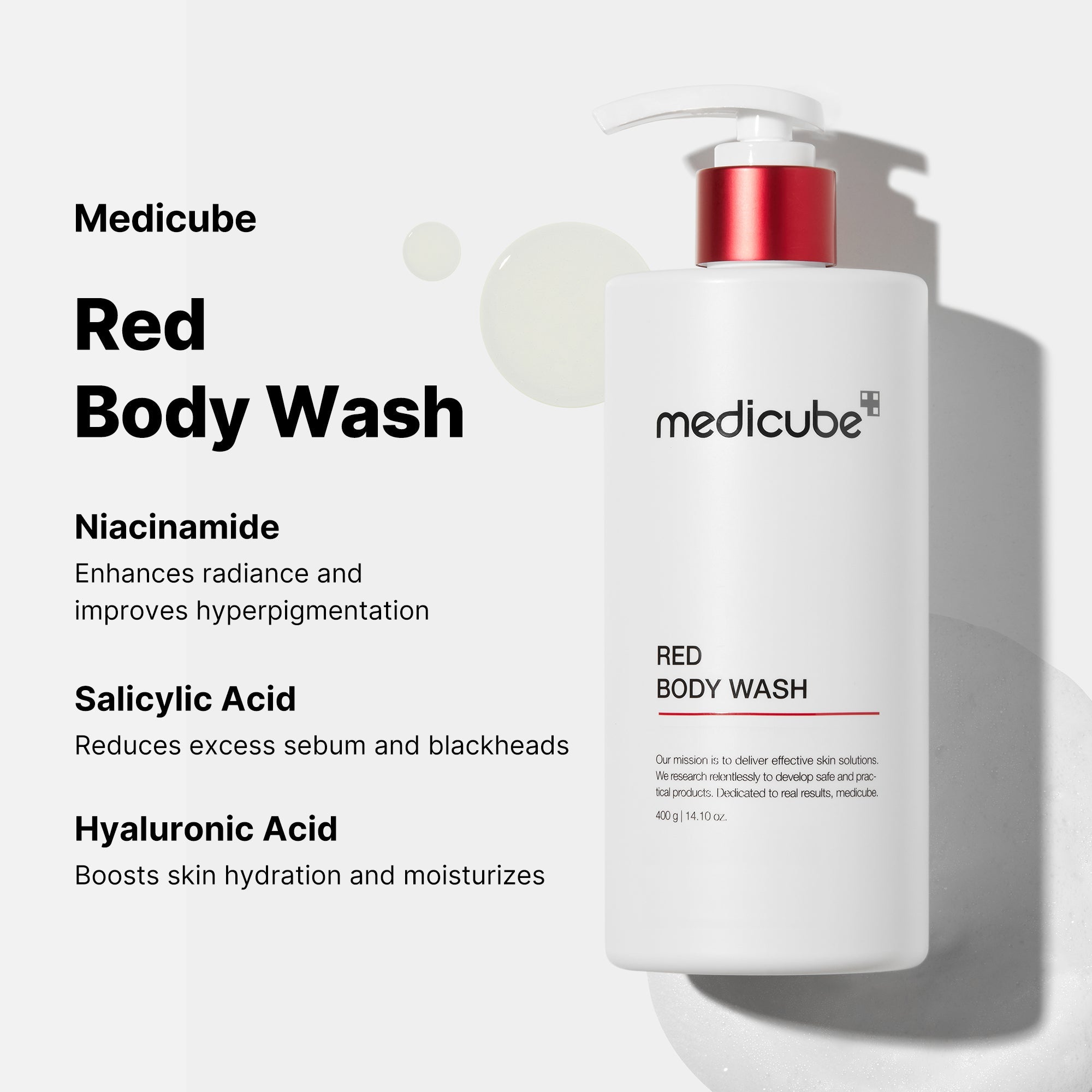 Red Body Wash - K-Beauty Essential