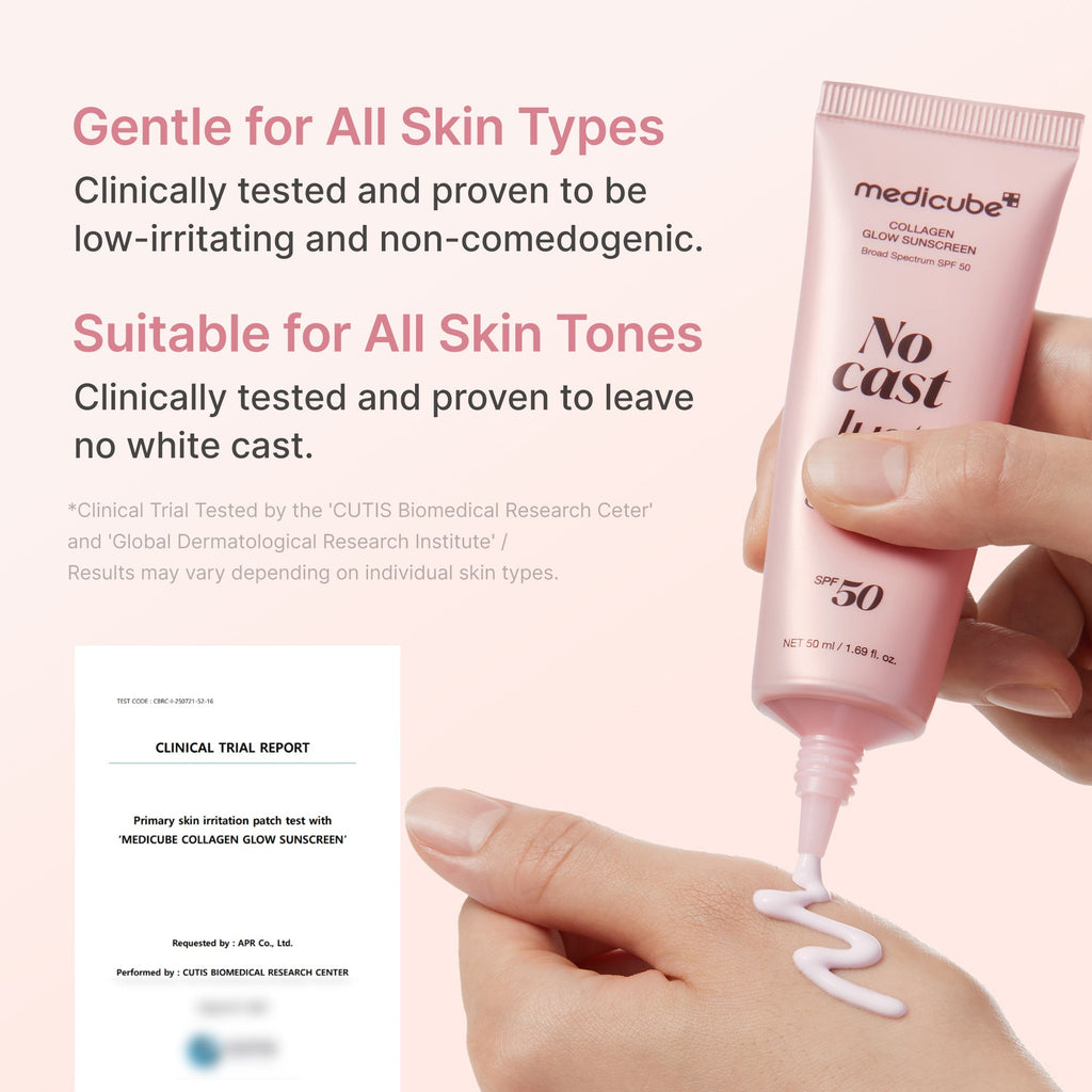 No Cast Just Glow Collagen Sunscreen - Ready for Daily Glow