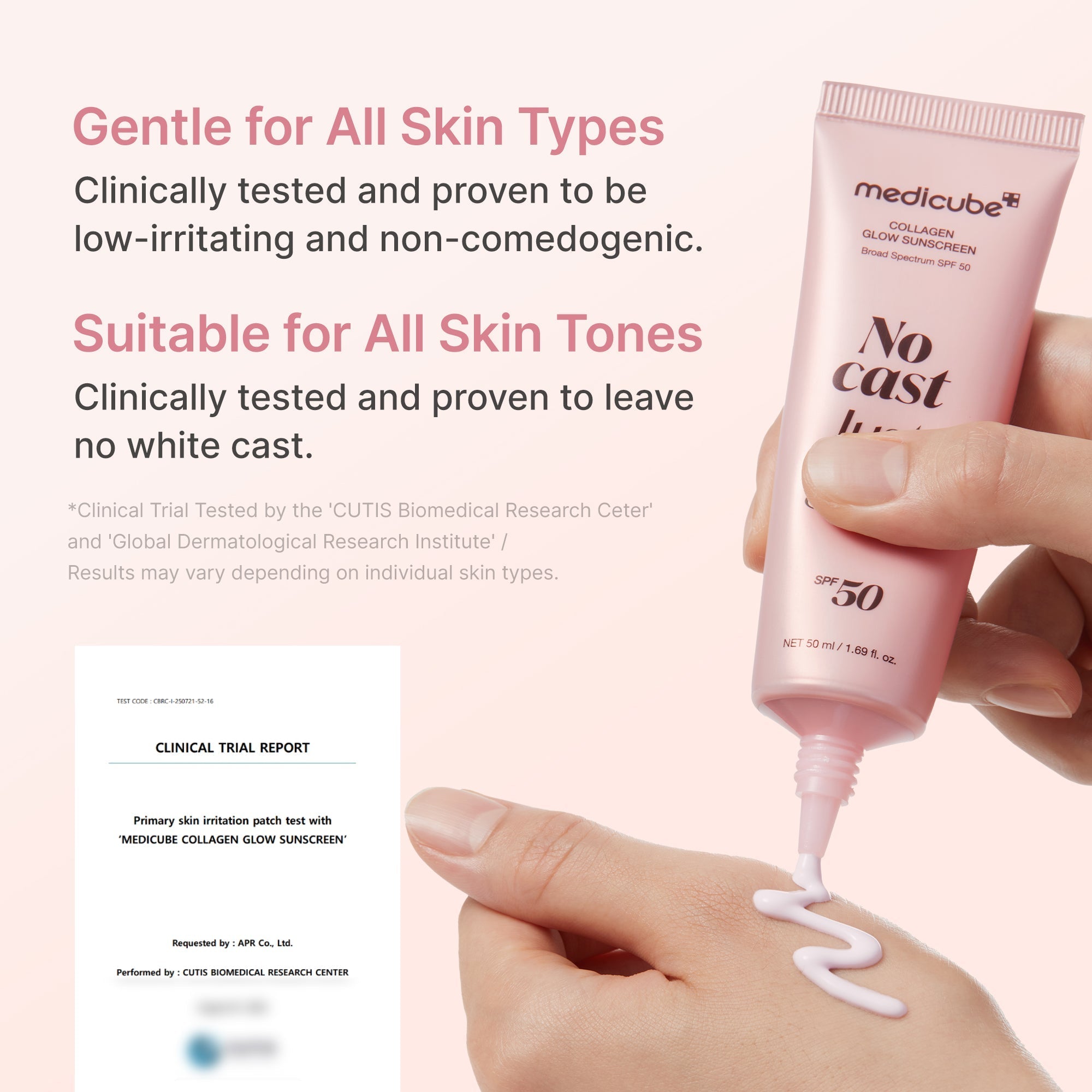 No Cast Just Glow Collagen Sunscreen - Ready for Daily Glow