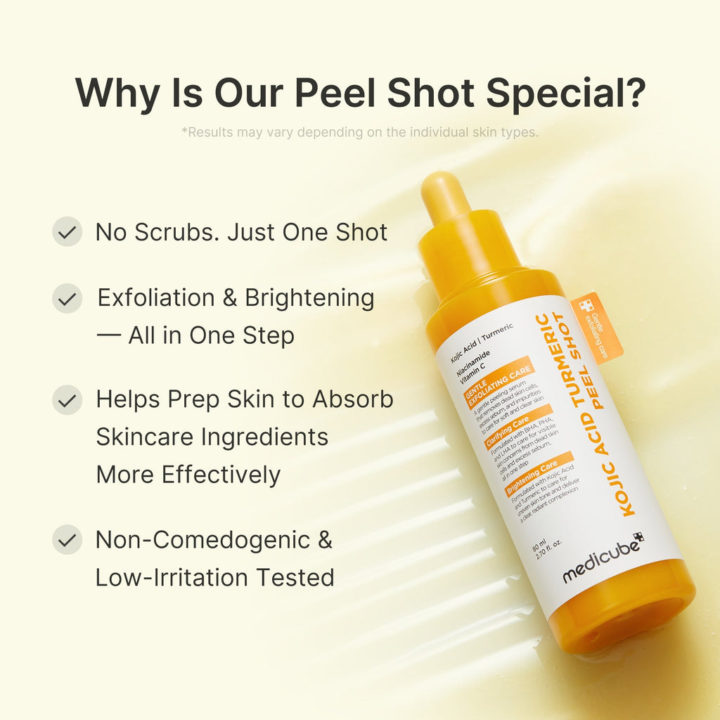 Kojic Acid Turmeric Peel Shot - Glow Routine Essential