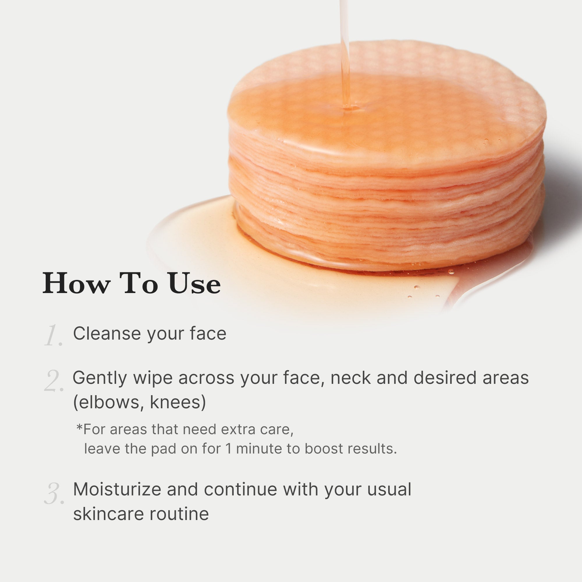 Red Succinic Acid Panthenol Pads - Your K-Beauty Pick