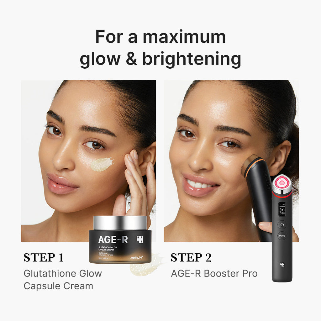 AGE-R Glutathione Glow Capsule Cream - Hydration Routine