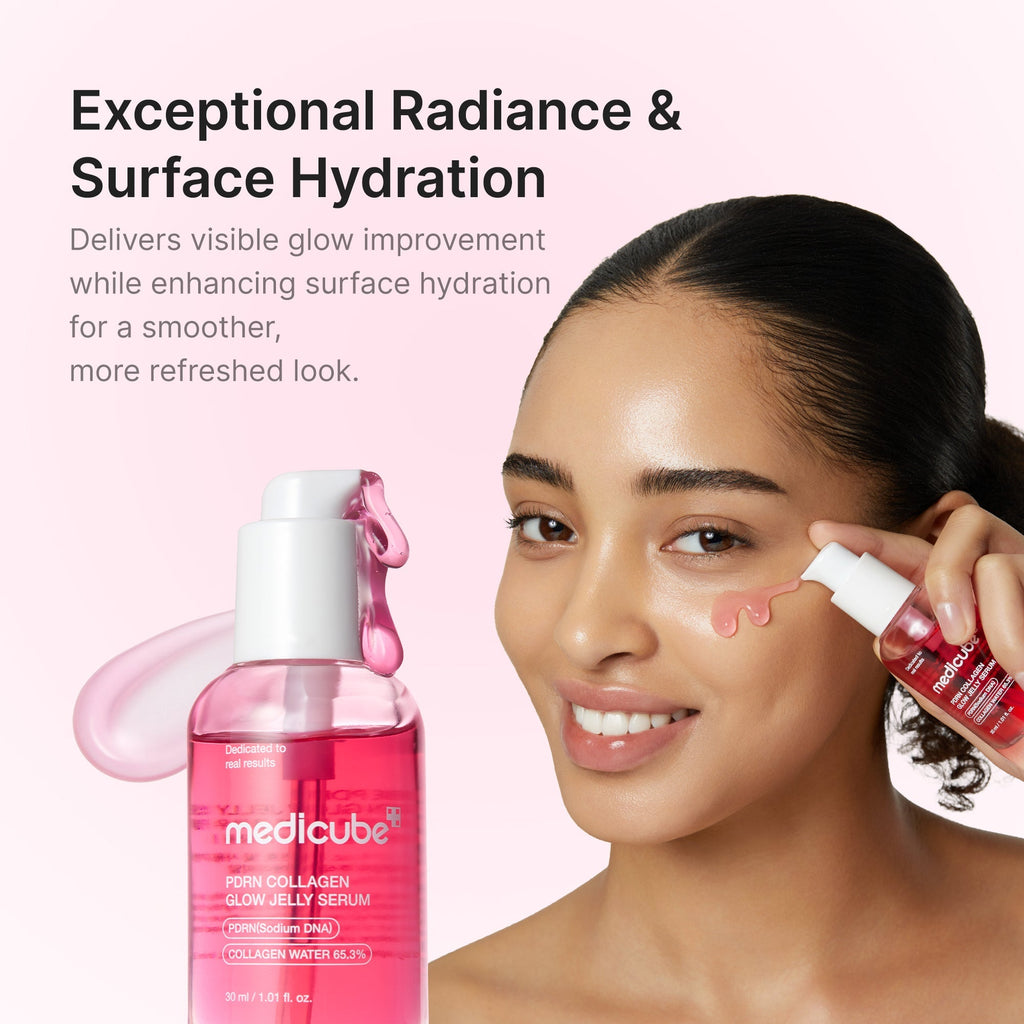 PDRN Pink Collagen Glow Jelly Serum - Hydration Made Easy