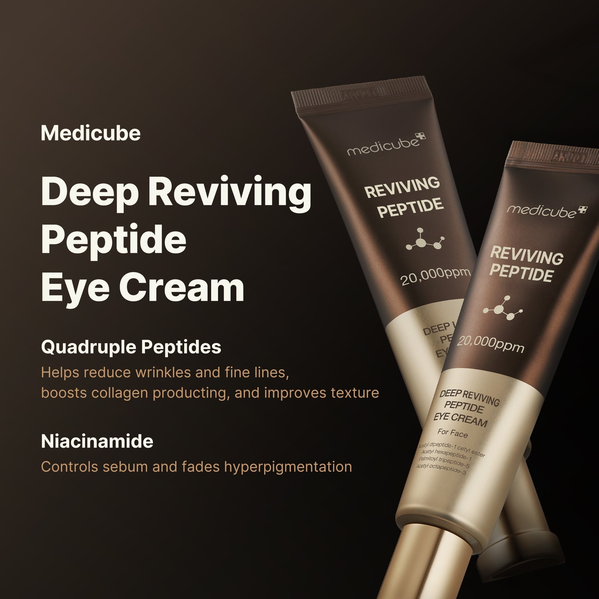 Deep Reviving Peptide Eye Cream - Skin Care Made Fresh