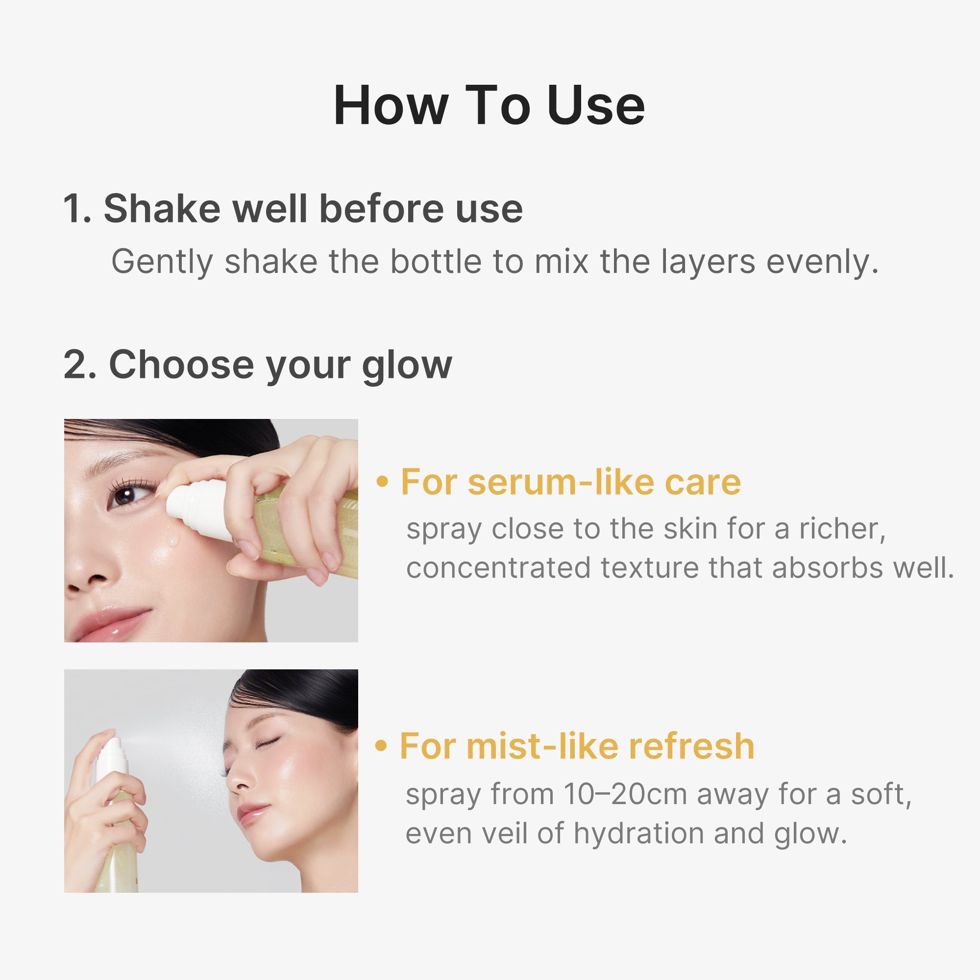 Kojic Acid Turmeric Vitamin Gold Jelly Mist Serum - Better Daily Care