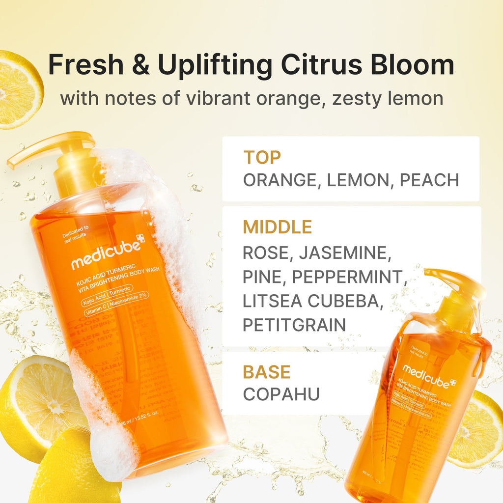 Kojic Acid Turmeric Brightening Body Wash - Easy Daily Care