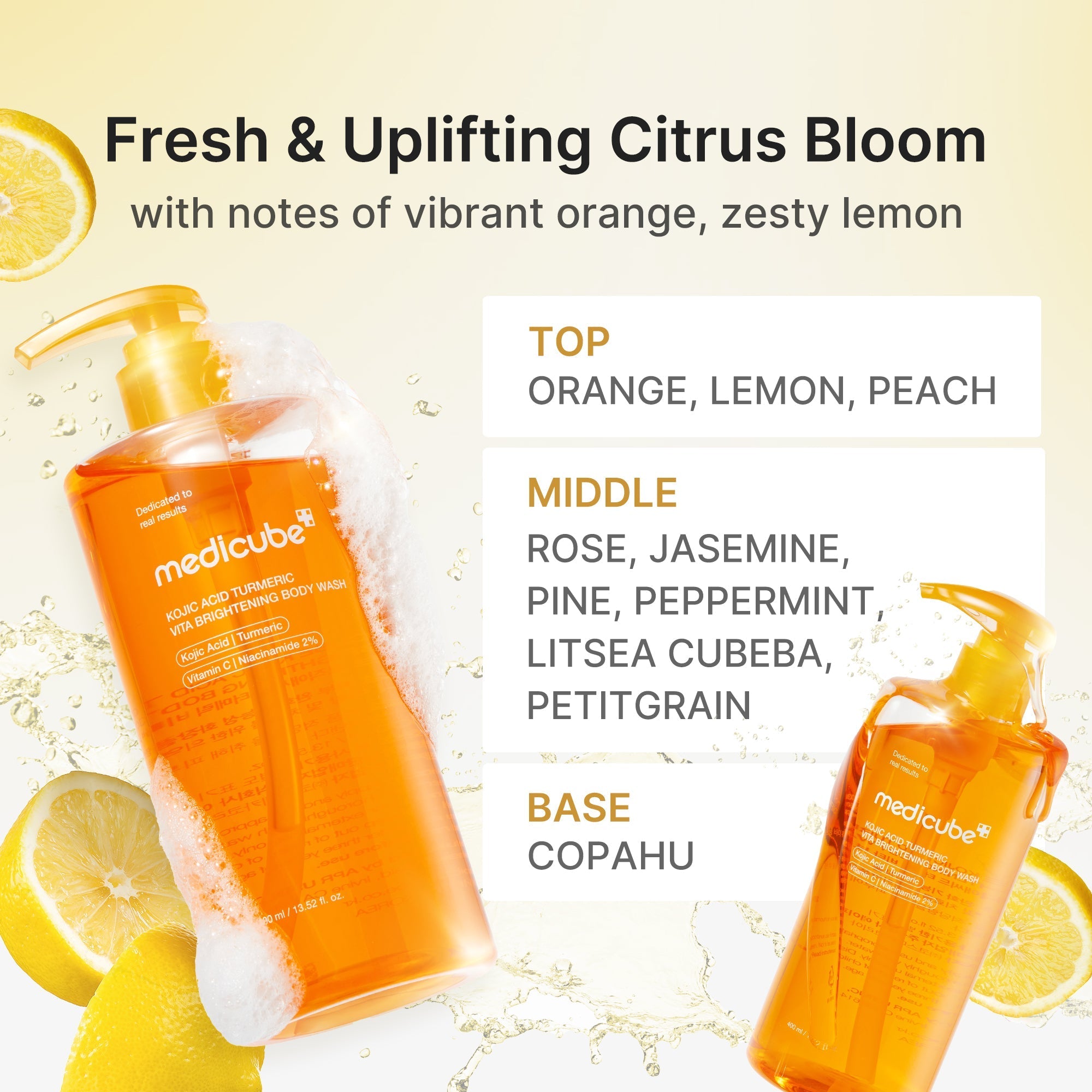 Kojic Acid Turmeric Brightening Body Wash - Easy Daily Care
