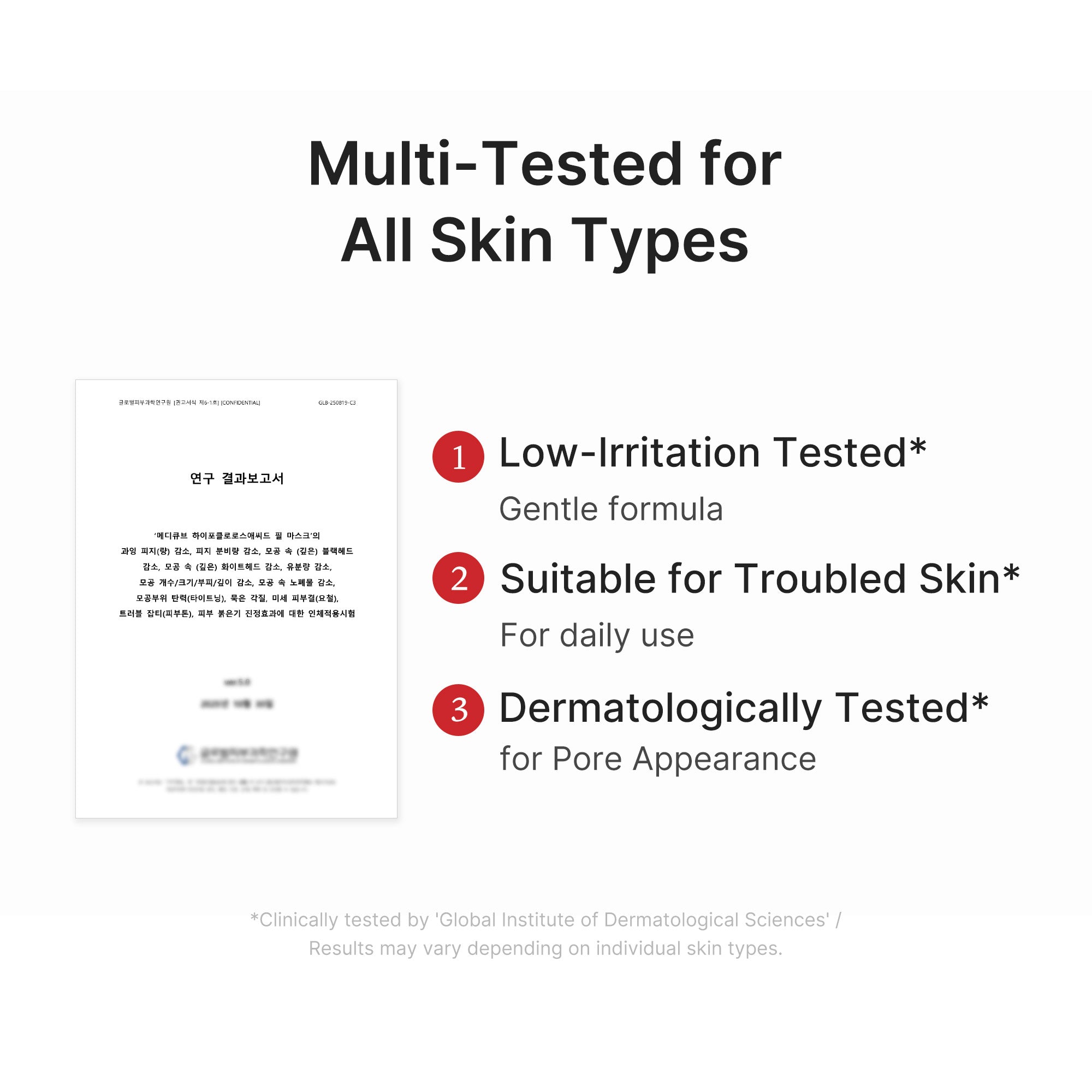 Hypochlorous Acid Peel Mask - Smooth Care Daily
