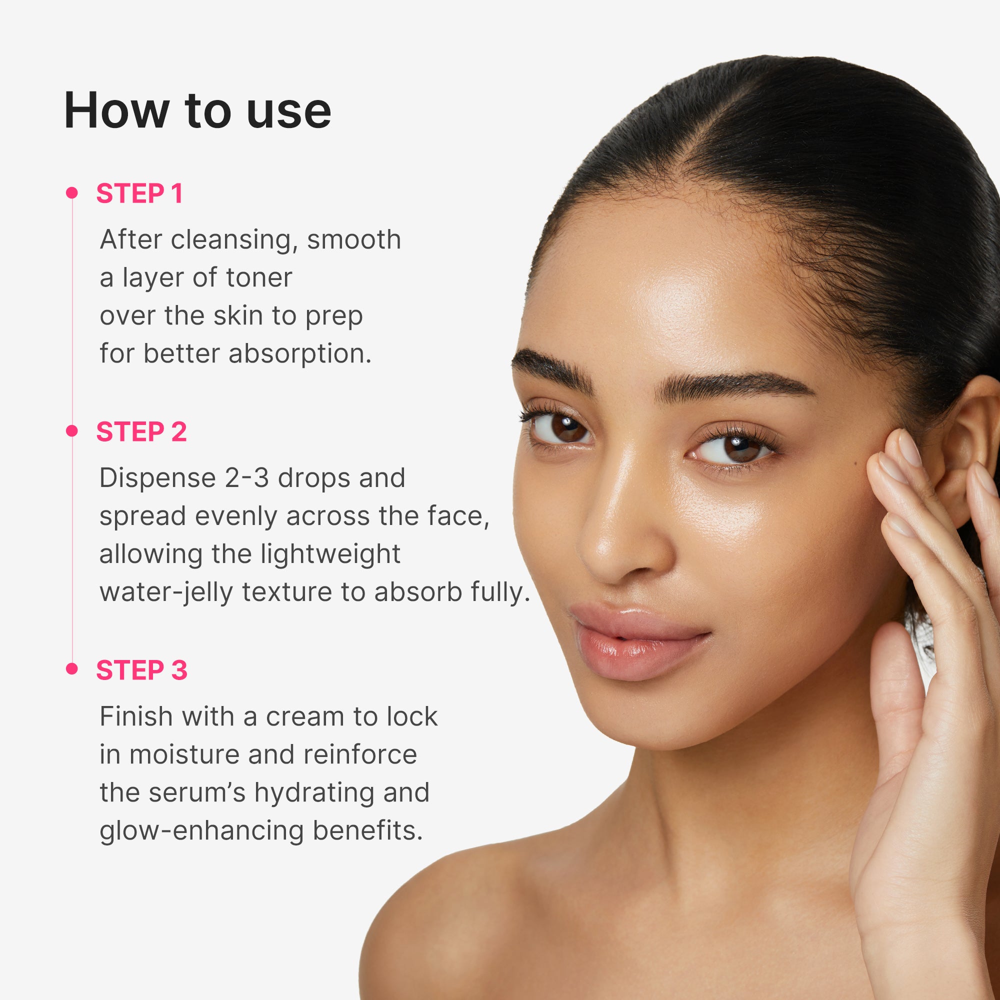 PDRN Pink Collagen Glow Jelly Serum - Hydration Made Easy