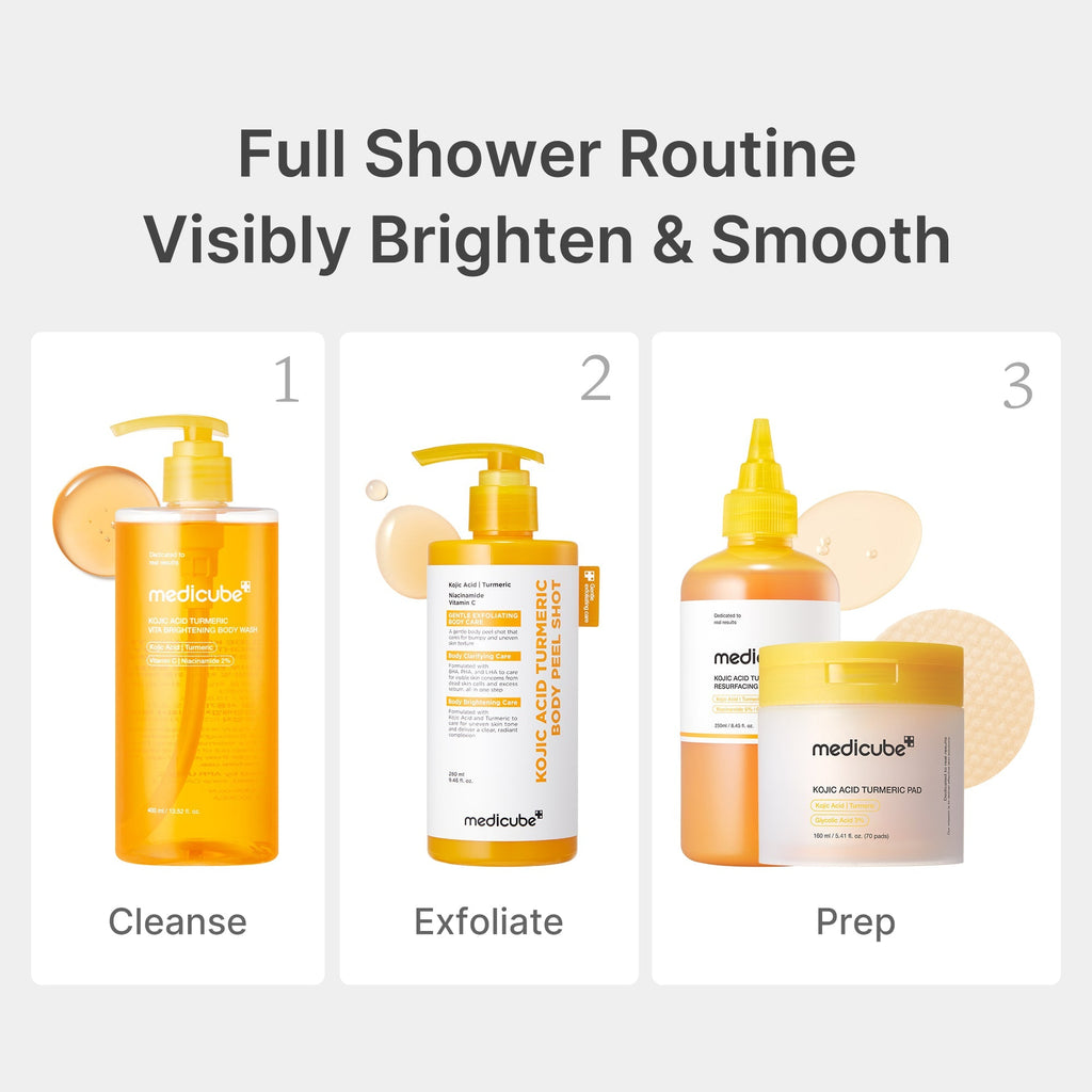 Kojic Acid Turmeric Brightening Body Wash - Easy Daily Care
