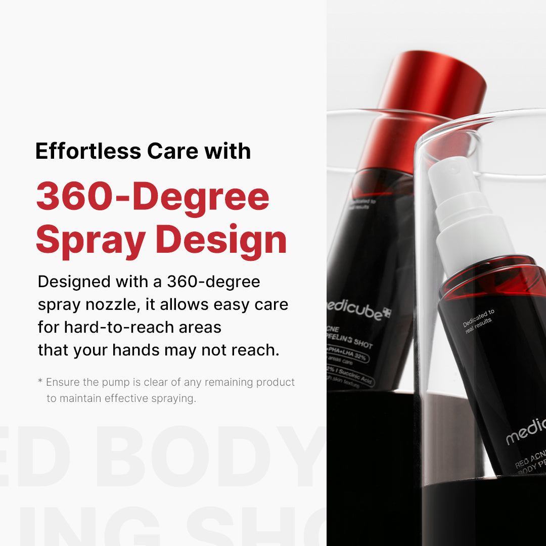 Red Body Peeling Shot Cleanser - Hydration Essential