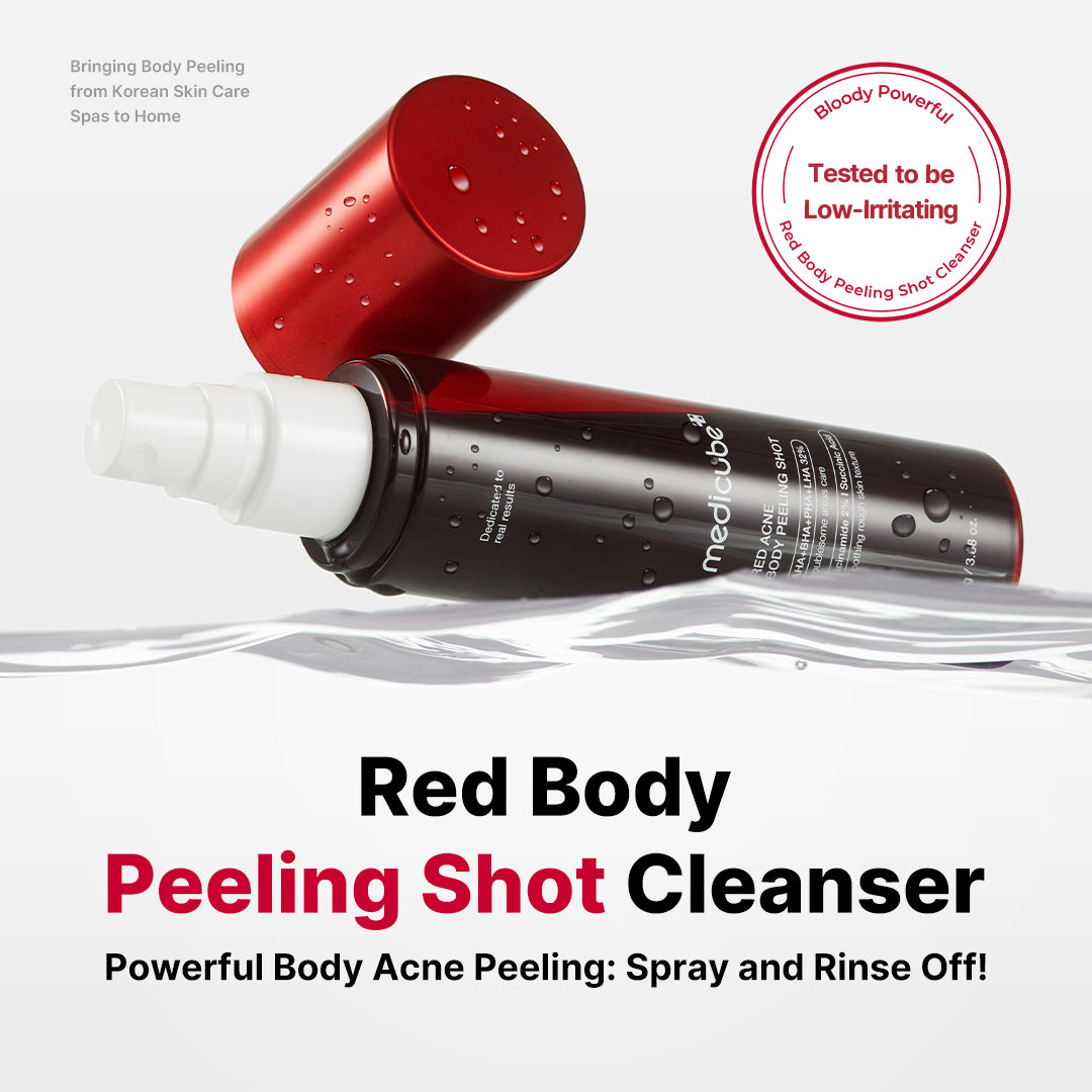 Red Body Peeling Shot Cleanser - Hydration Essential