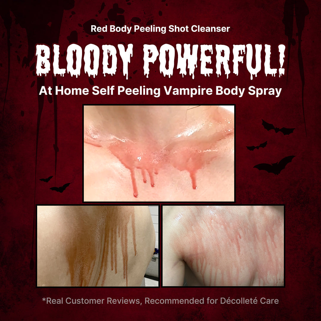 Red Body Peeling Shot Cleanser - Hydration Essential