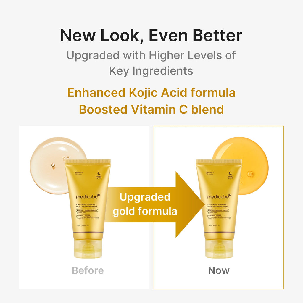 Kojic Acid Turmeric Overnight Wrapping Mask - Glow Skin Pick