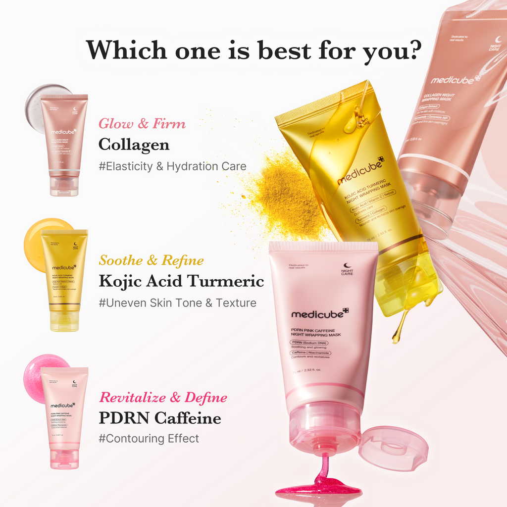Kojic Acid Turmeric Overnight Wrapping Mask - Glow Skin Pick