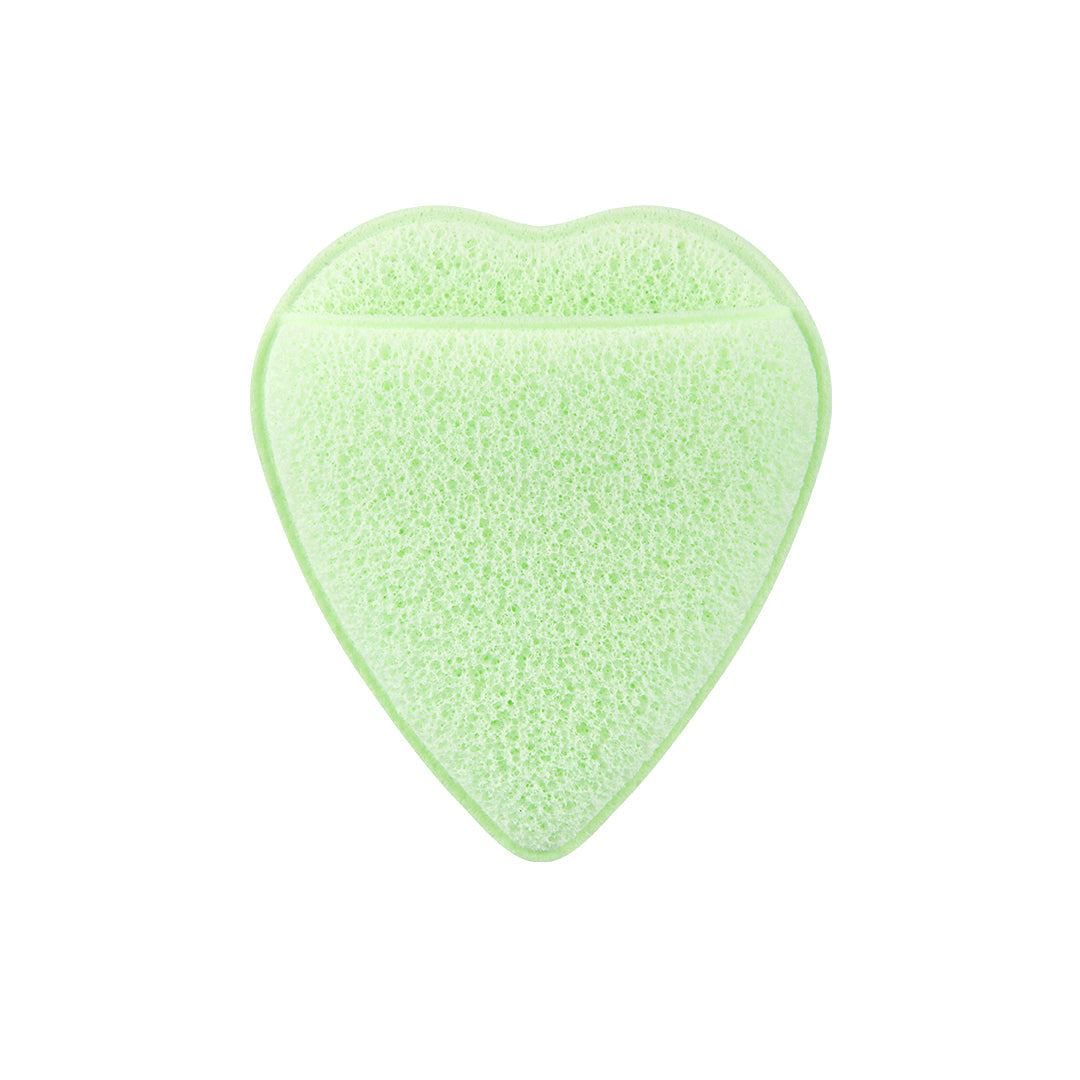 Clover Heart Facial Sponge - Smooth Skin Routine
