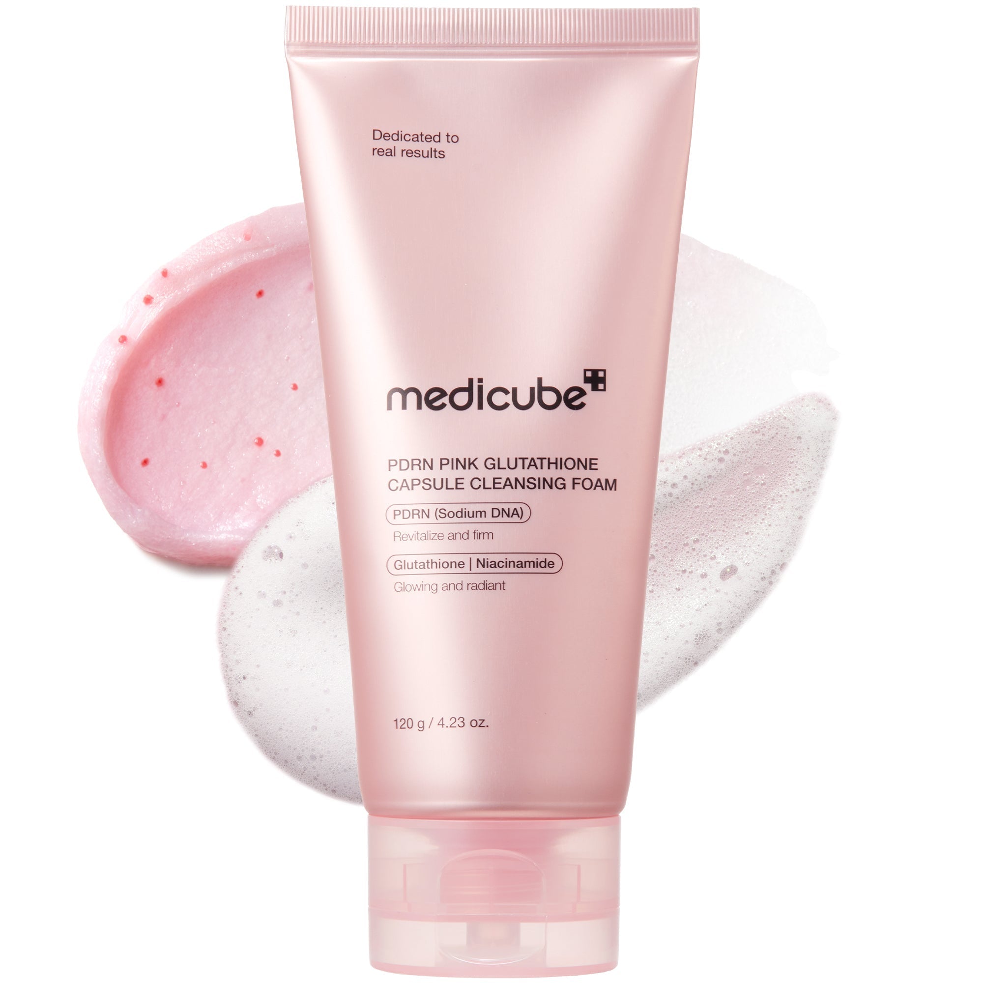 PDRN Pink Glutathione Capsule Foam Cleanser - Smooth Skin Routine