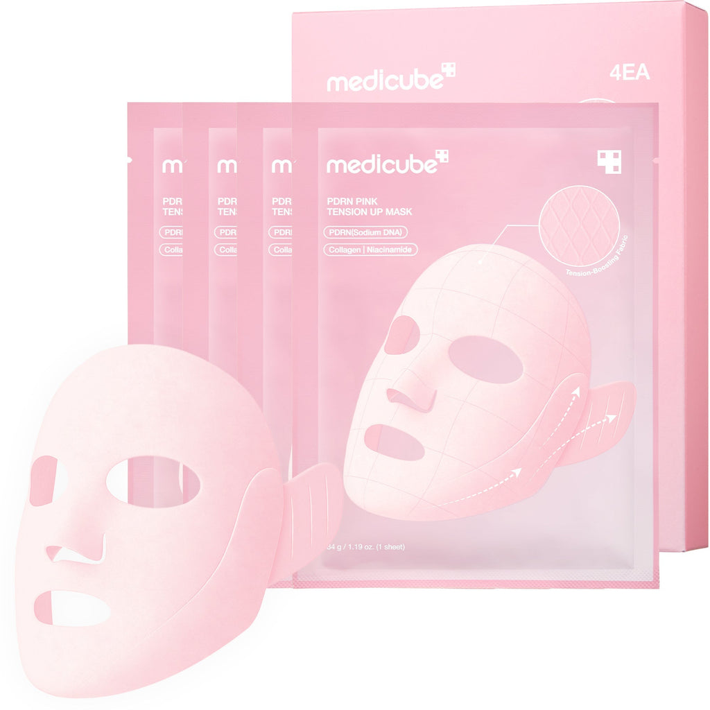 PDRN Pink Tension Up Mask - Soft Glow Look