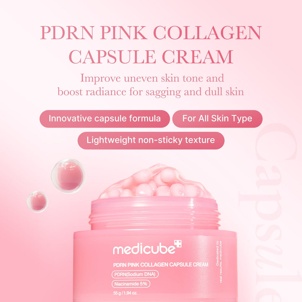 PDRN Pink Collagen Capsule Cream - Glow Routine Essential