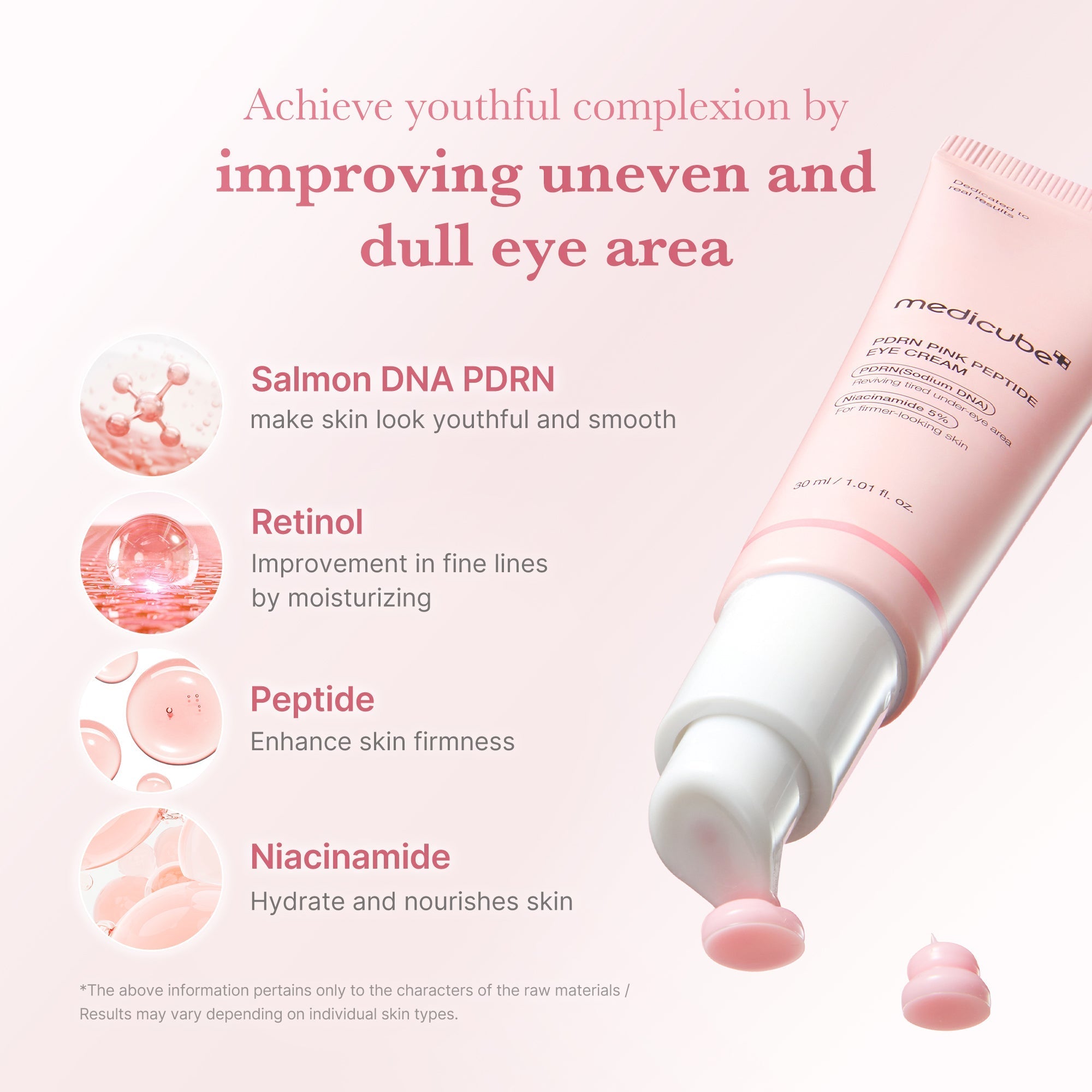 PDRN Pink Peptide Eye Cream - Easy Daily Care