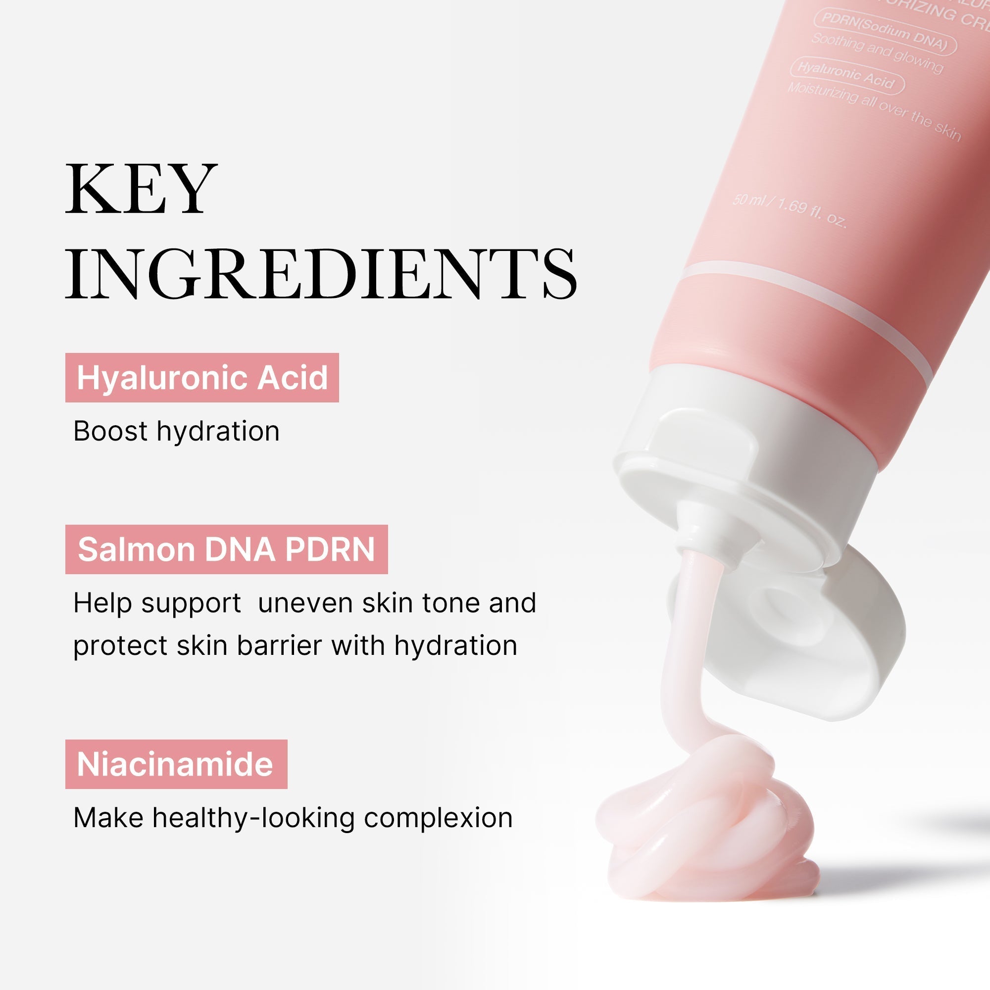 PDRN Pink Peptide Cream - K-Beauty Essentials