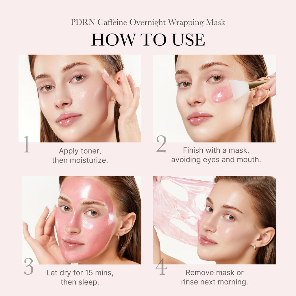 PDRN Pink Caffeine Overnight Wrapping Mask - Daily Care Favorites