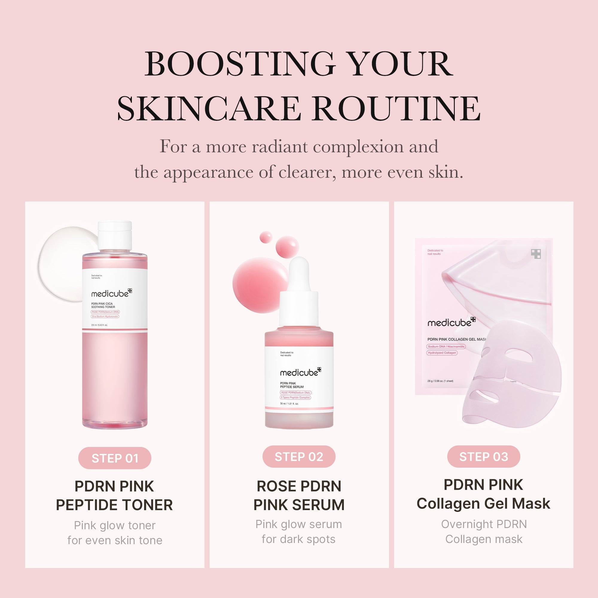 PDRN Pink Peptide Toner - Fresh Care Daily