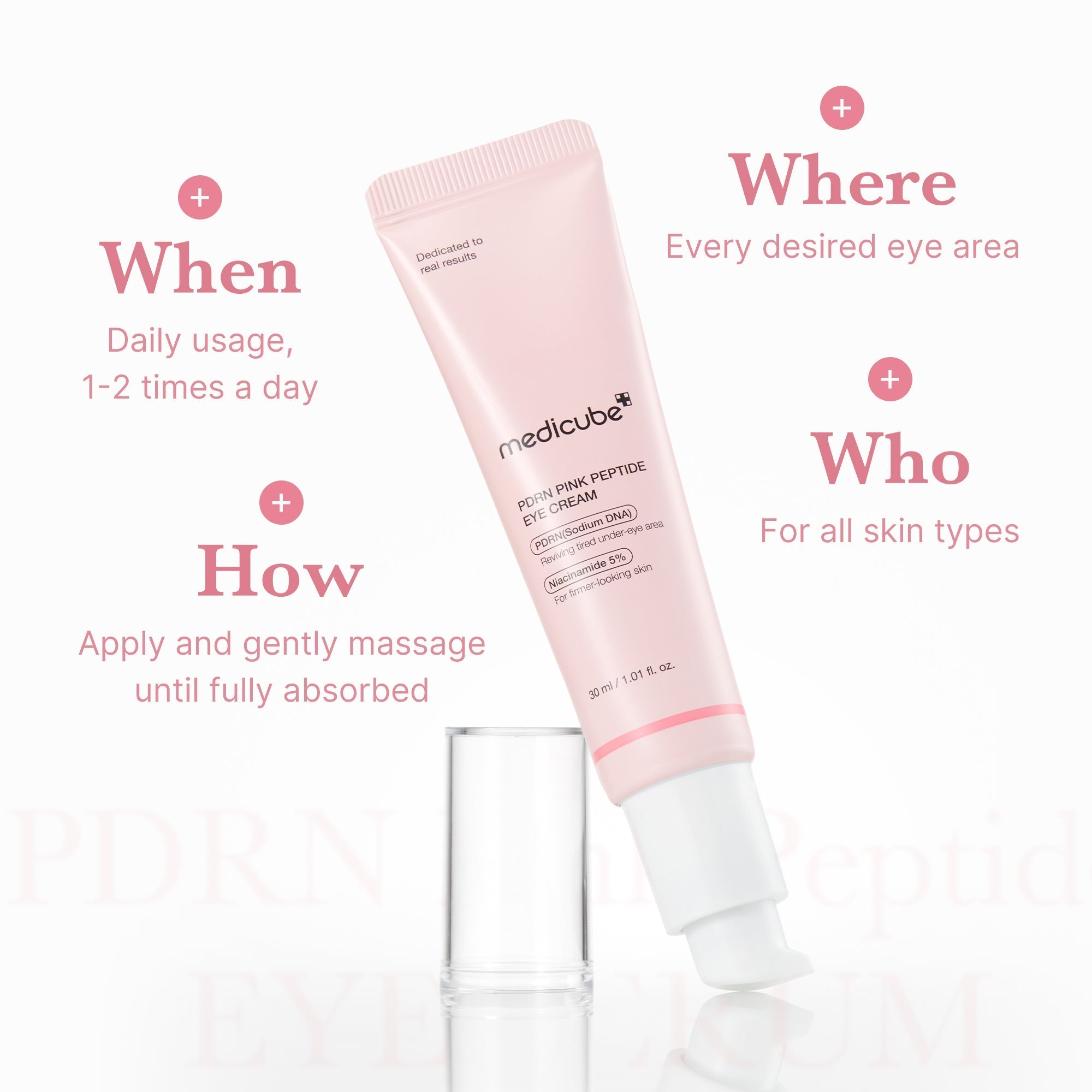 PDRN Pink Peptide Eye Cream - Easy Daily Care