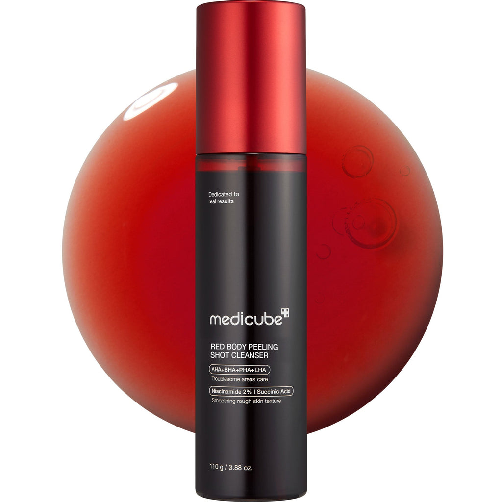 Red Body Peeling Shot Cleanser - Hydration Essential