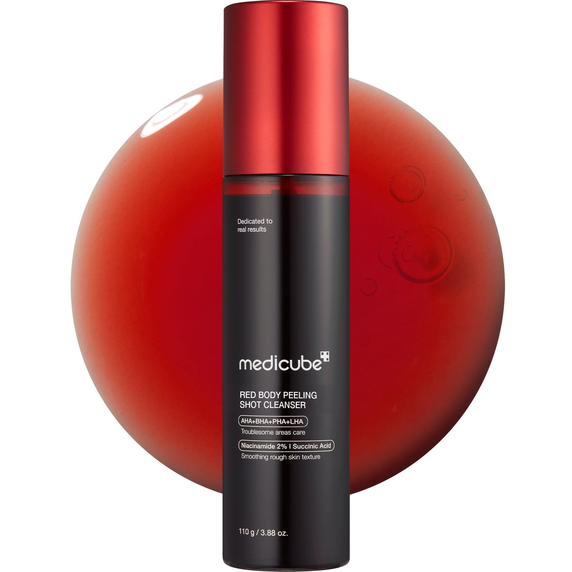Red Body Peeling Shot Cleanser - Hydration Essential