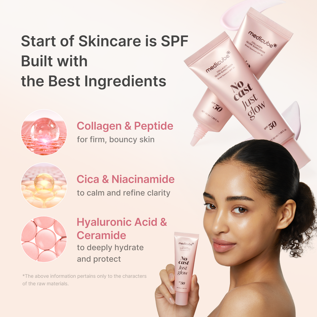 No Cast Just Glow Collagen Sunscreen - Ready for Daily Glow